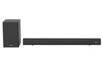 grundig 21 barra de sonido dsb 991 sw con subwoofer diseno inteligente potencia de salida de 90 vatios conexion inalambrica bluetooth 54 hdmi arc-cec usb entrada optica y aux negro