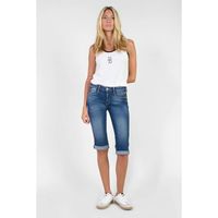 le temps des cerises short pantalones capri de mezclilla phil para mujer