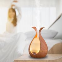 difusor de aromas imitacion madera con iluminacion multicolor - h 20