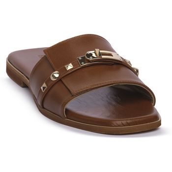 Mosaic Sandalias VITELLO CUOIO PADLOCK para mujer