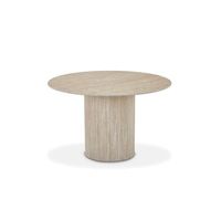 mesa redonda petra efecto marmol 120cm comedor o cocina cambria