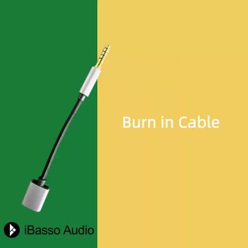 Cable de audio IBasso de 4.4mm con salida balanceada y cable de burn-in