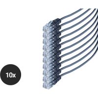 cable de telefono shiverpeaks sconn rj11 06 m set de 10