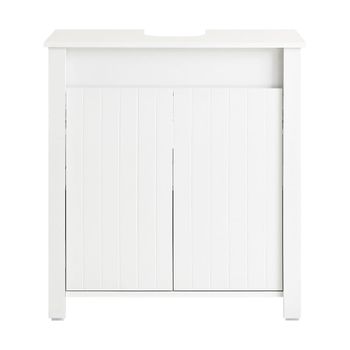 Mueble para debajo del lavabo 2 puertas mdf blanco