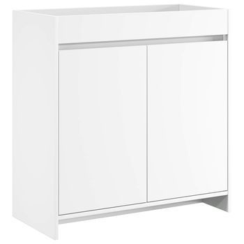 Gabinete De Baño Debajo Del Lavabo Blanco 78,5 X 37,5 X 81 Cm Vidaxl