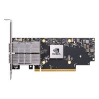 tarjeta de red nvidia connectx-7 pci express fibra 400000 mbits interna negra gris