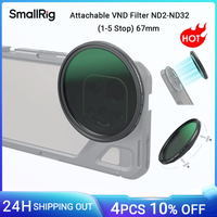 smallrig-nd2-nd32 de filtro vnd acoplable magnetico de 67mm anillo de filtro roscado de 67mm para iphone 15 pro s24 ultra -4581