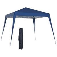 outsunny carpa plegable 24x24m cenador de jardin impermeable diseno pop up de acero y cubierta de tela oxford