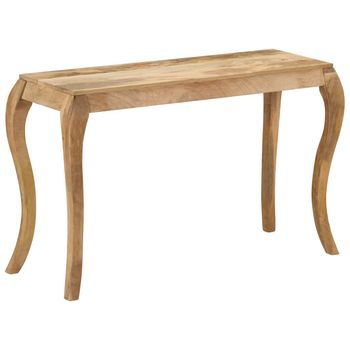 Vidaxl Mesa Consola De Madera Maciza De Mango 118x38x76 Cm