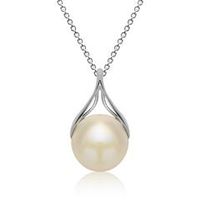 cadena de plata incl colgante perla de agua dulce