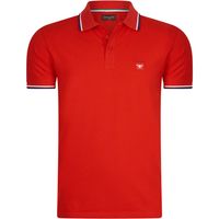 cappuccino italia polo applique pique para hombre