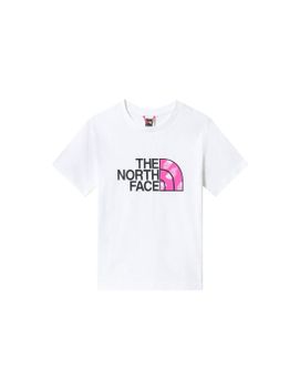 Camiseta The North Face Easy Girl White Pink
