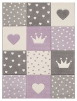 alfombra infantil kosmos violeta 120 cm redondo