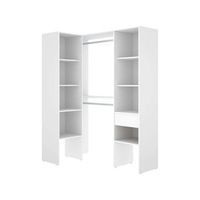 vestidor de rincon funcional para optimizar espacios pequenos