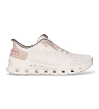 Skechers para mujer. 150428 Zapatillas Slip-Ins: Glide-Step Pro - Pure Motion blanco roto (37), Tela, Plano, Cordones, Casual, Deportivo, Mu
