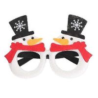 gafas navidenas con purpurina para fiestas decoracion navidena gafas para disfraces recuerdos navidenos fotomaton talla 13