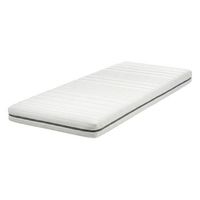 colchon individual relleno de espuma poliester funda extraible con cremallera blanco 80 x 200 cm enchant