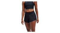 pantalon corto hoka glide run 4inch negro mujer
