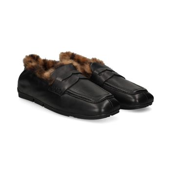Ash Mocasines Mujer - Negro Talla 36