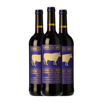 Vizcarra Vino Tinto Venta Las Vacas Ribera Crianza 75 Cl 14% Vol. (pack De 3 Unidades)