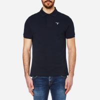 barbour heritage mens sports polo shirt - new navy - s