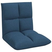 sillon ajustable azul tela vidaxl