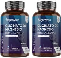 weightworld citrato de magnesio bisglicinato 1422mg 2x180 capsulas
