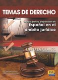 temas de derecho - español en el ambito juridico/libro de claves