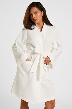 Hunkemöller Bata de rizo Blanco