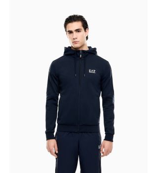 EA7 para hombre. 7M001863_AF12660 Sudadera con capucha de punto Italian Spirit marino (3XL), Casual, Deportivo, Amarillo, Algodón
