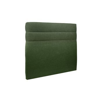 Cabecero 135 Cm Lines - Tela Natté Verde Caqui