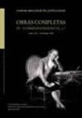 obras completas (t. iv): correspondencia iii (abril 1801-septiemb re 1