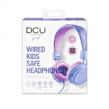 Auriculares Infantiles Con Protección De Volumen Con Cable Rosa Dcu 34152535