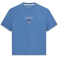 guess tops y camisetas m6ri45 k8hm0 gj ss os baker-bln blue navy para hombre