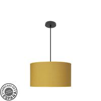 colgante moda 2xe27 negroamarillo regx40x40cm cdifusor