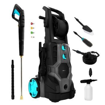 Hidrolimpiadora De Alta Presión Hydroboost 3200 Totalclean, 3200 W, Motor Brushless, Hogar, Jardín O Coche, Caudal 540 L/h, Presión 225 Bares, Bomba De Aluminio, Radio De Acción 14 M