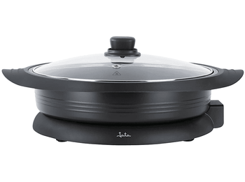 Sartén - Jata PE640 paellera eléctrica, 34 cm, Antiadherente, Negro