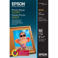 papel fotografico epson photo paper glossy 13x18cm 50 hojas brillo
