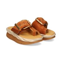 4ccccees sandalias con plataforma mujer - marron talla 41