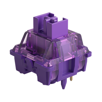 Akko-interruptores táctiles V3 Pro púrpura lavanda, 5 pines, 40gf, Compatible con teclado mecánico MX (45 piezas)