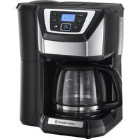 chester 22000 grind and brew bean to cup coffee machine - black  silver black