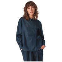 skfk blusa shirt lantz-gots - raw denim para mujer