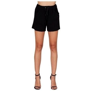 Wolm Short Shorts Elastico Donna Black 21PEW140 para mujer