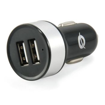 Cargador de Coche Dual USB Conceptronic CUSBCAR2A 2.1A Plata
