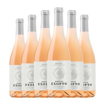 Exopto Vino Rosado Bozeto Rosado Rioja 75 Cl 12% Vol. (pack De 6 Unidades)