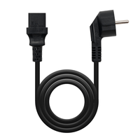 cable alimentacion nanocable c13 hembra y cee7 macho 3mt negro 10220103