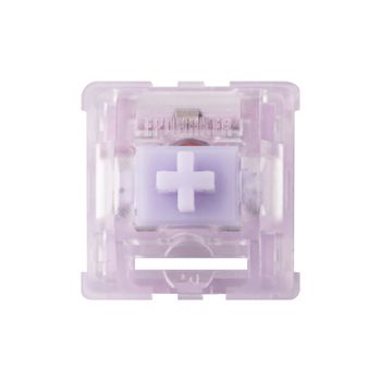 Juego de interruptores táctiles silenciosos EPOMAKER Lilac, 100 piezas, eje POM + carcasa de PC, interruptor de teclado compatible con teclas de estructura MX