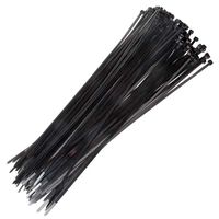 370 x 48mm cable tie black qty 100