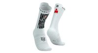 compressport pro racing v4 0 bike ironman 2025 todo es posible calcetines blanco negro rojo