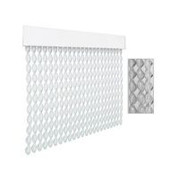 cortina puerta cordon espiral tambre 90x210 cristal 20201d